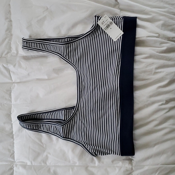 DONATING SOON NWT striped bralette - Picture 1 of 9